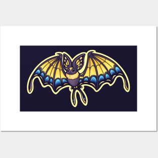 Butterfly Bat Posters and Art